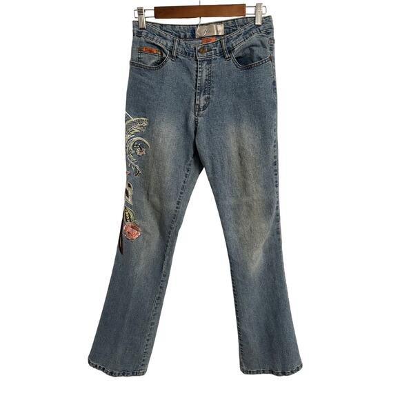 Daniel Jeans Denim - Daniel Jeans Juniors 11 Two Old Bags Original Vintage Flared Y2K 90's Retro
